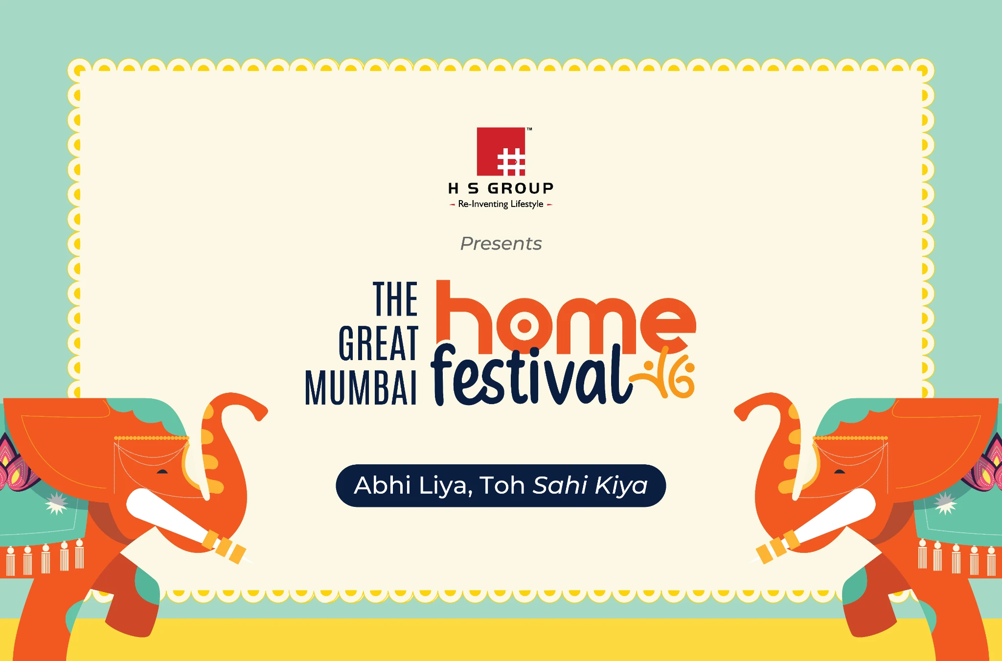 The Great Mumbai Home Festival festive artwork